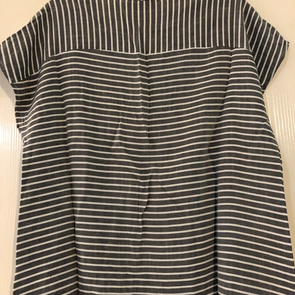 Savanna Jane Women's Striped Embroidered Top - Multicolor - Picture 2 of 3